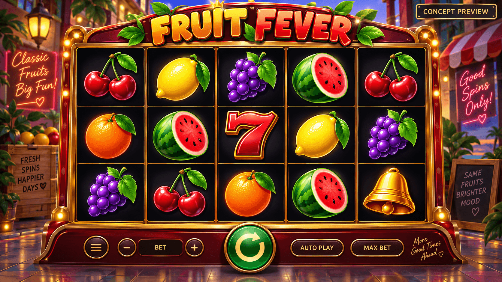 Fruit Fever — generated concept placeholder, not actual gameplay